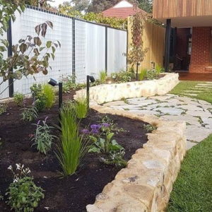 Yergan Landscapes After- Basket Range Sandstone Random Wallers